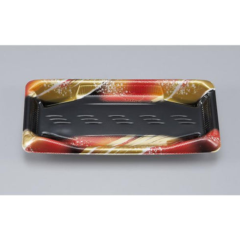 【蓋付き】SFみね皿15(風雲赤) 【本体1200枚・蓋1200枚セット】